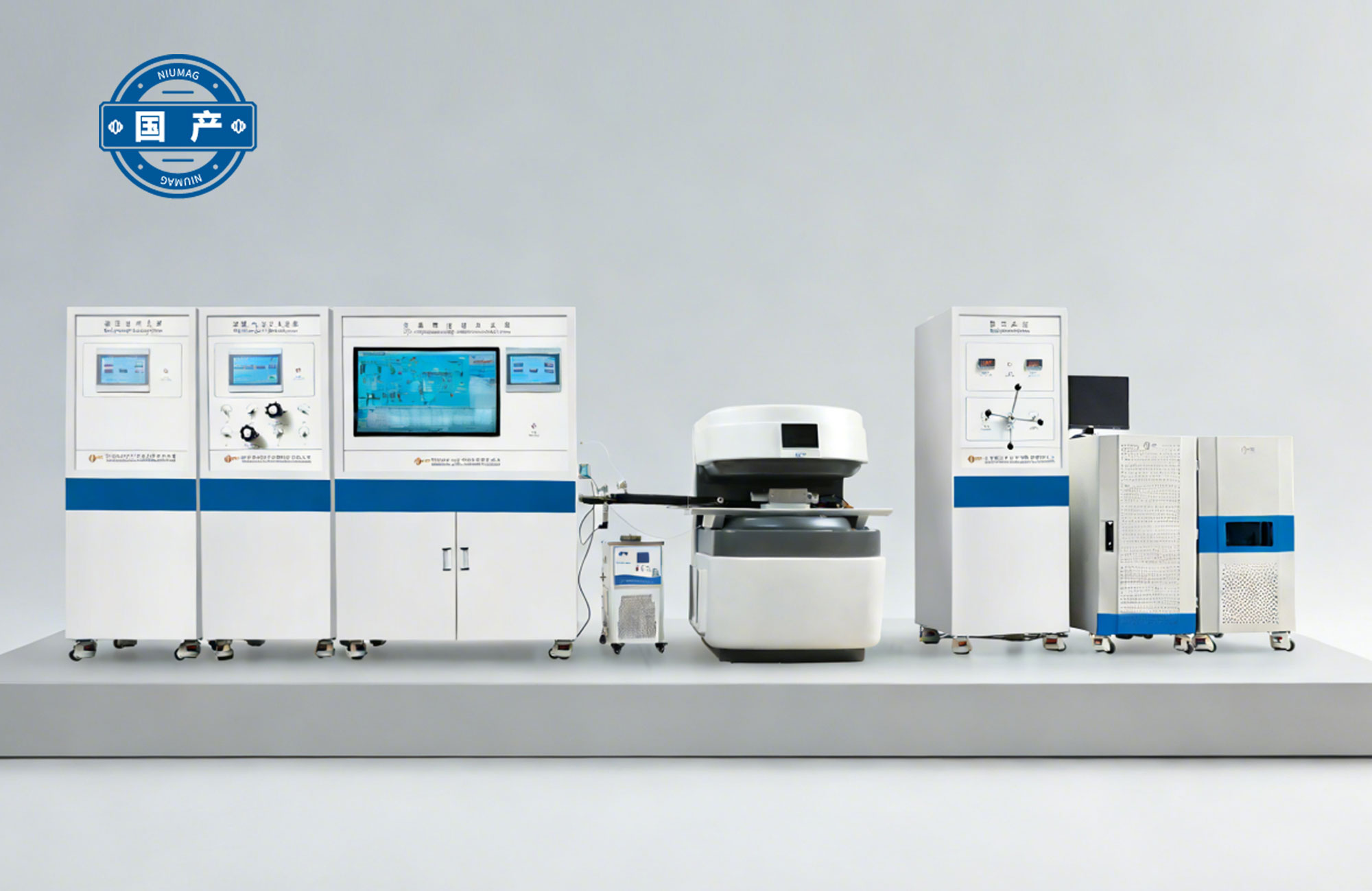 三轴同步加载核磁共振在线成像分析装置